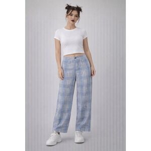 Bombshell Groms Plaid Wide Leg Pants Women's Size 26/30